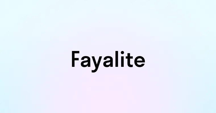 Fayalite