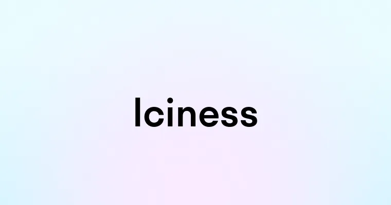 Iciness