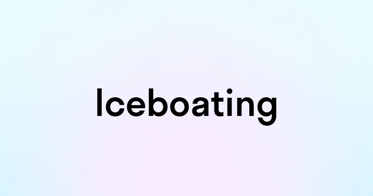 Iceboating