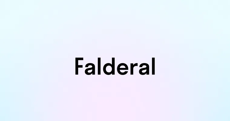 Falderal