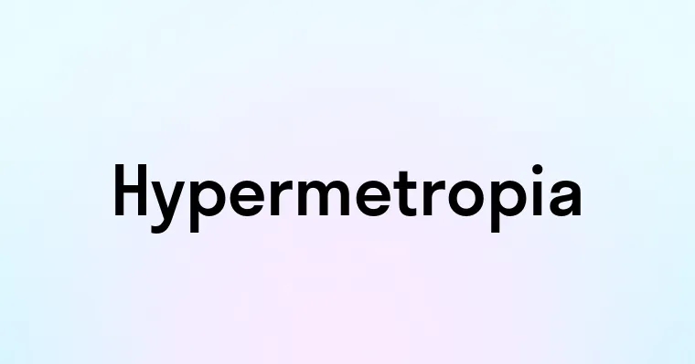 Hypermetropia