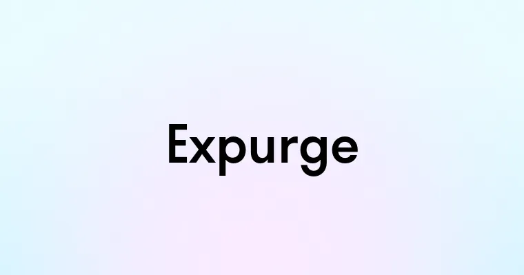 Expurge