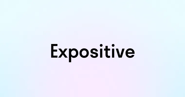 Expositive