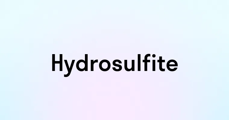 Hydrosulfite