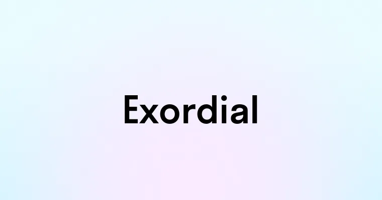 Exordial