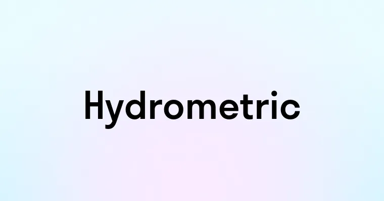 Hydrometric