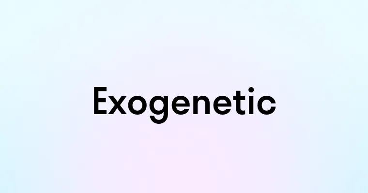 Exogenetic