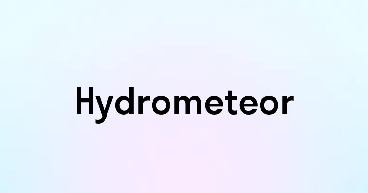 Hydrometeor