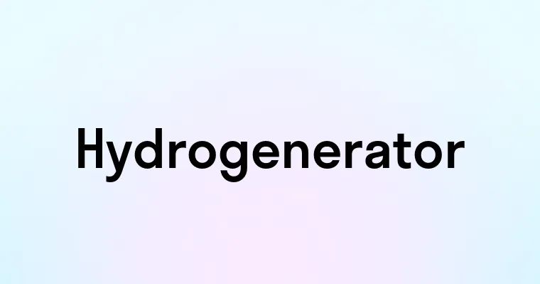 Hydrogenerator