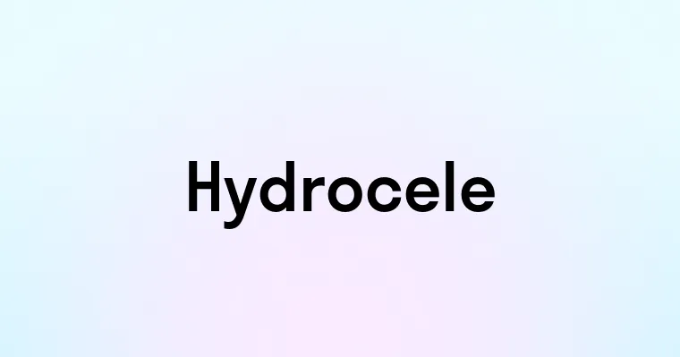 Hydrocele