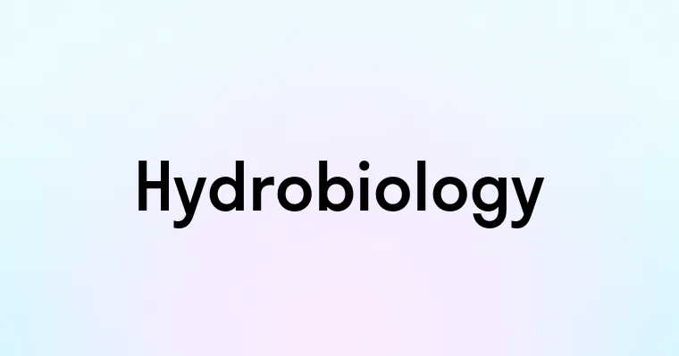 Hydrobiology