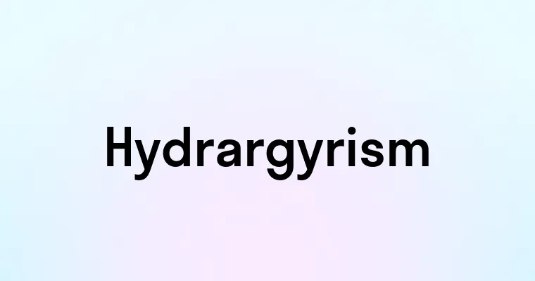 Hydrargyrism