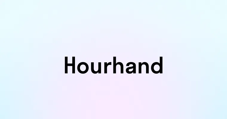 Hourhand