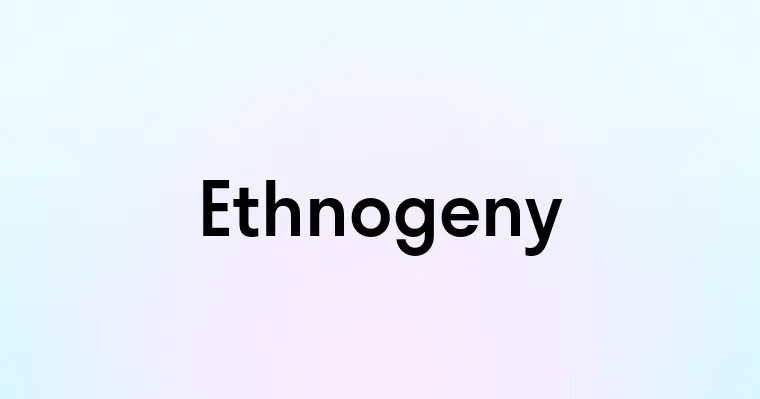 Ethnogeny