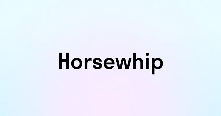 Horsewhip