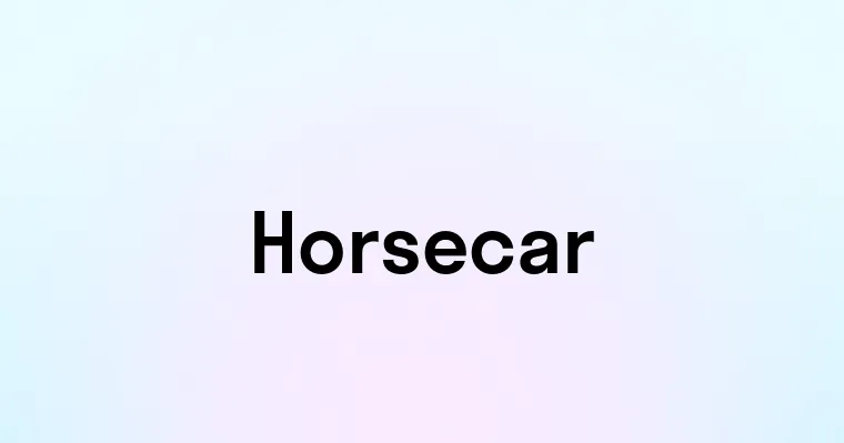 Horsecar