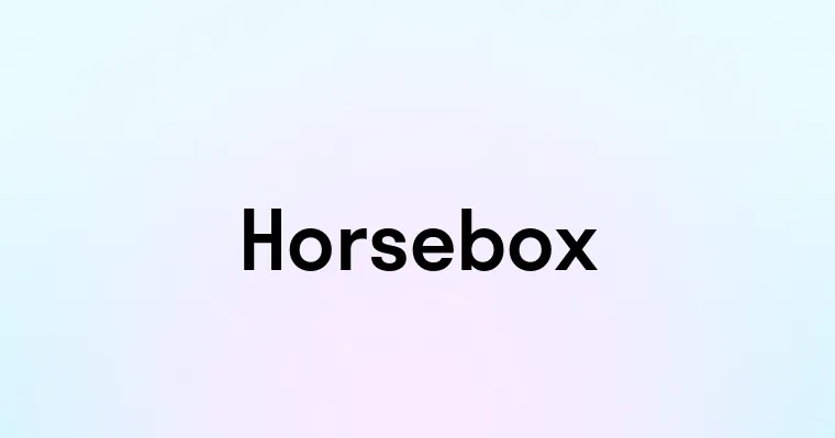 Horsebox