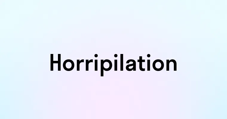 Horripilation