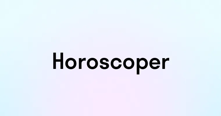 Horoscoper