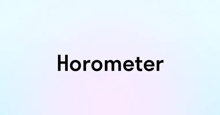 Horometer