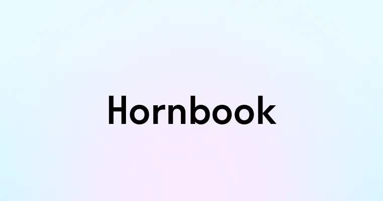 Hornbook