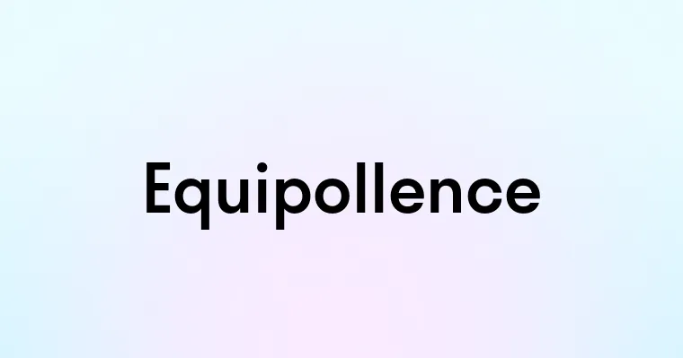 Equipollence