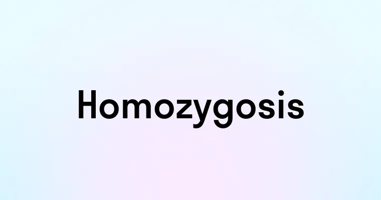 Homozygosis