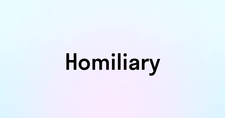 Homiliary