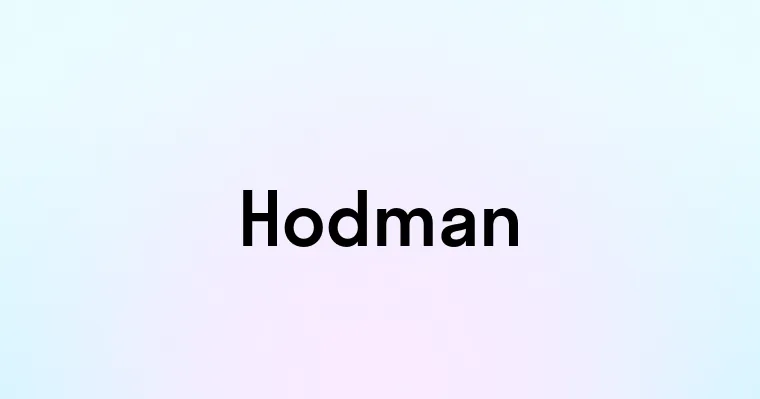 Hodman