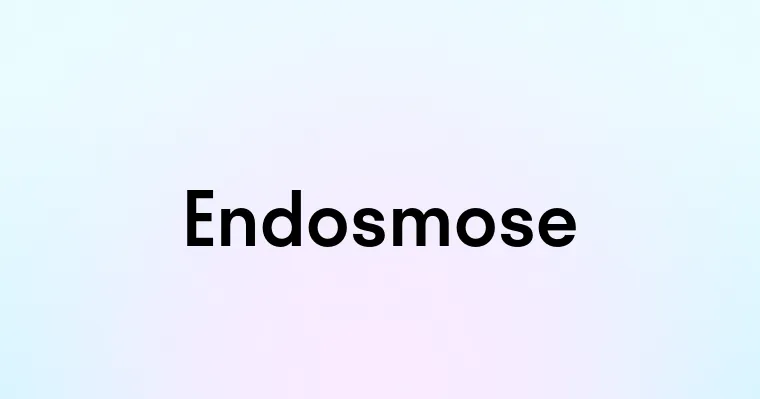 Endosmose