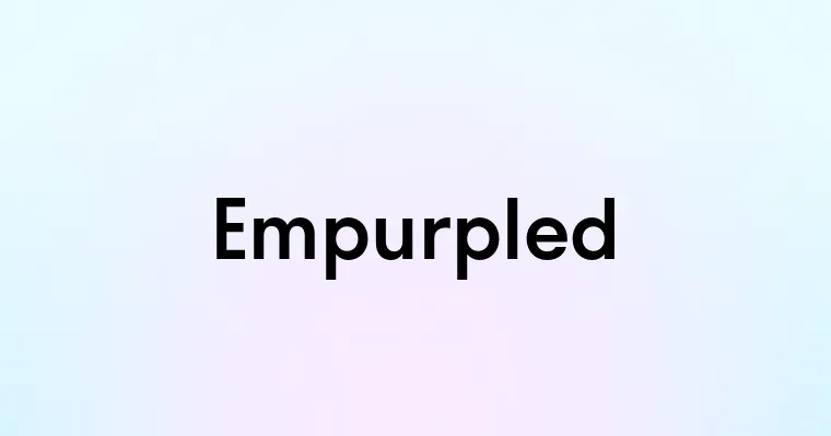 Empurpled