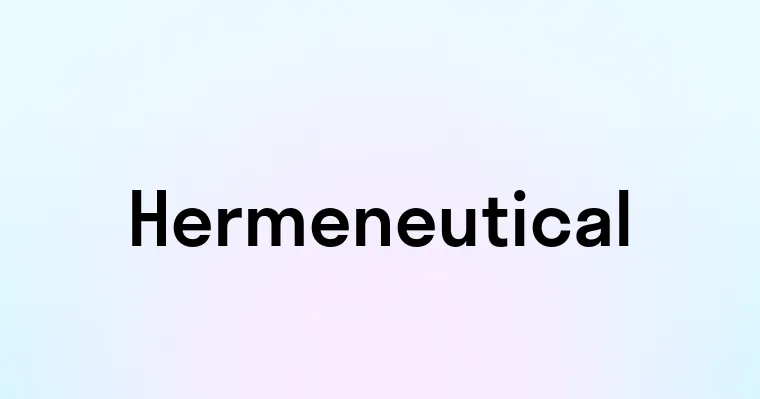 Hermeneutical