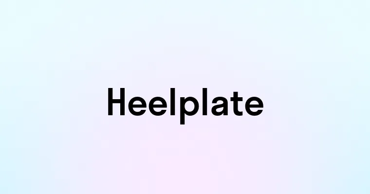 Heelplate