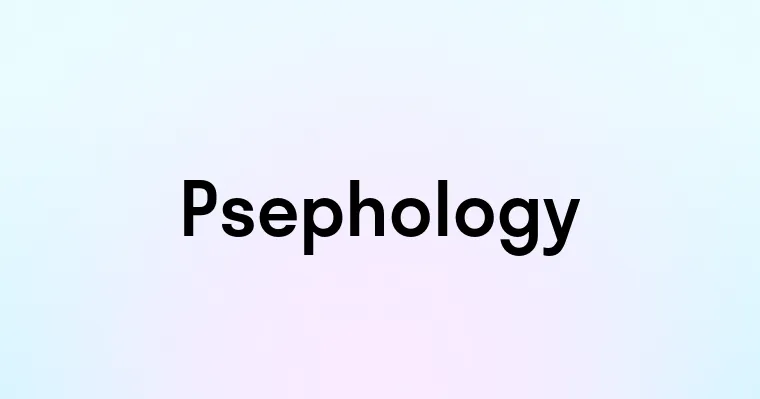 Psephology