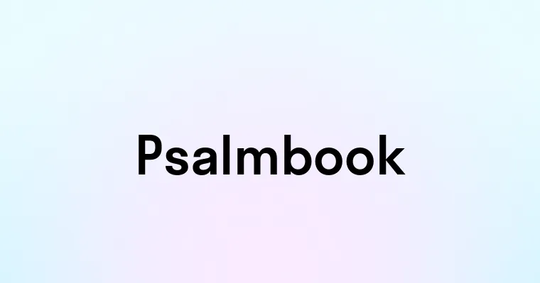 Psalmbook