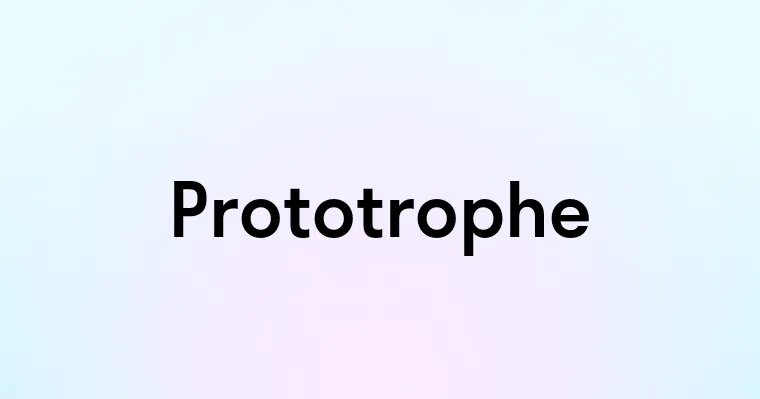 Prototrophe