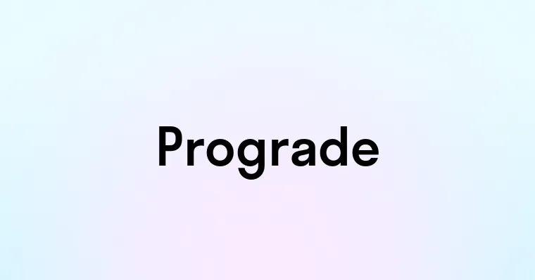 Prograde