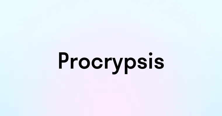 Procrypsis