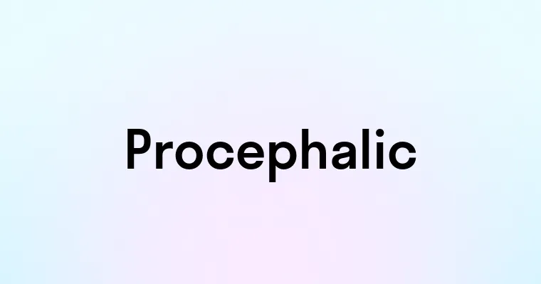 Procephalic