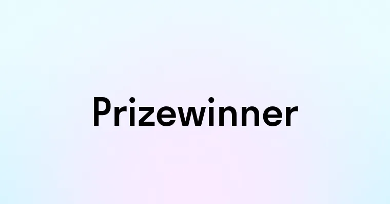 Prizewinner