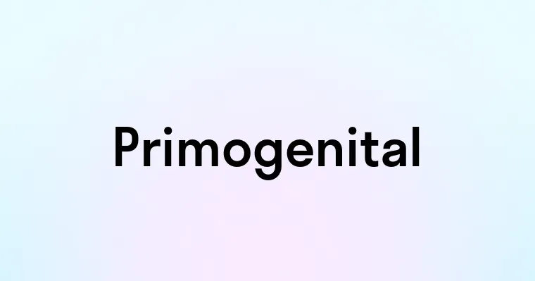 Primogenital