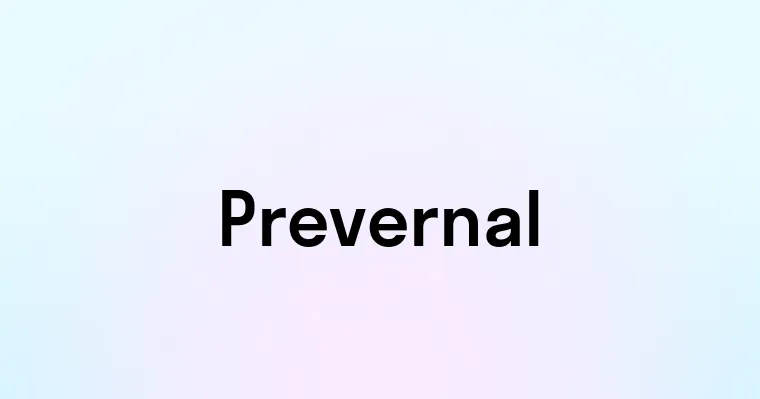 Prevernal