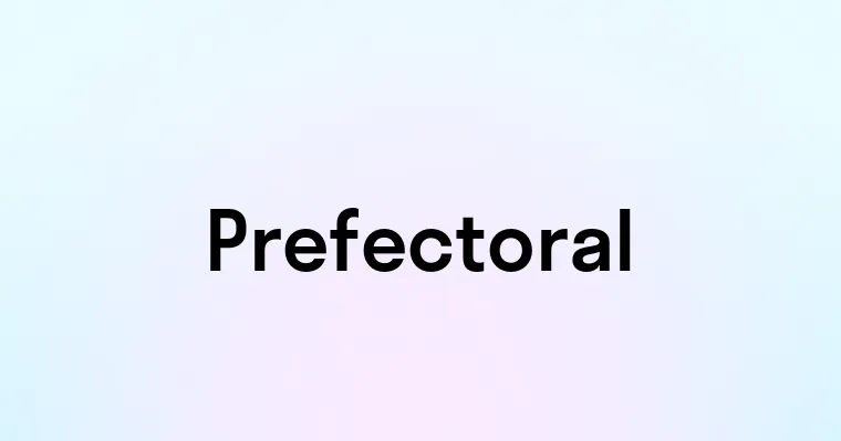 Prefectoral