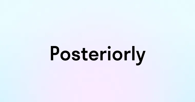 Posteriorly