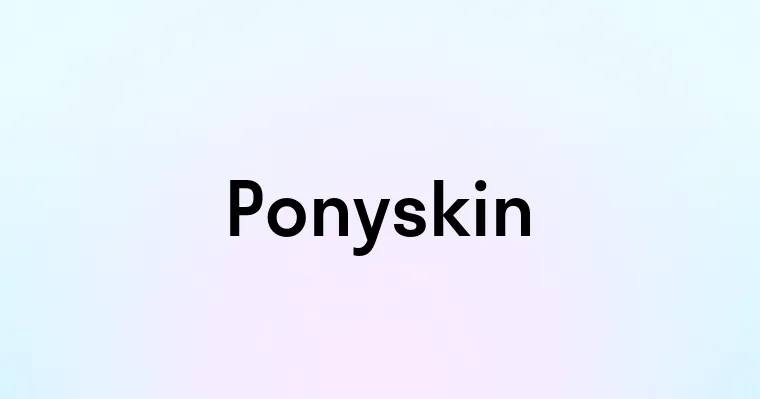 Ponyskin