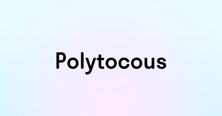 Polytocous