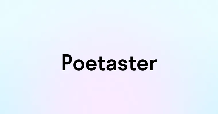 Poetaster