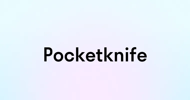 Pocketknife