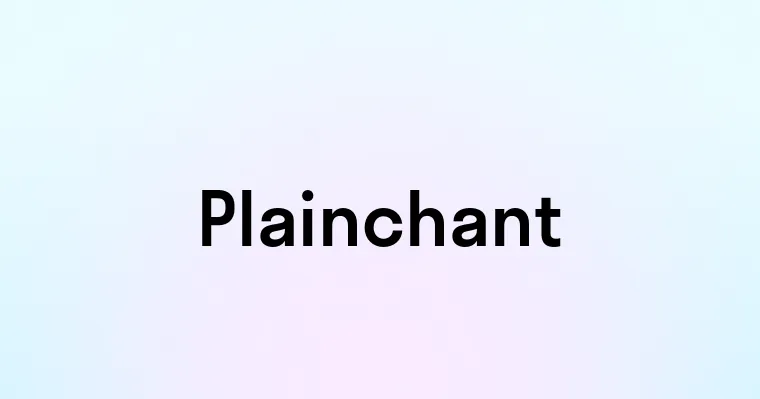 Plainchant