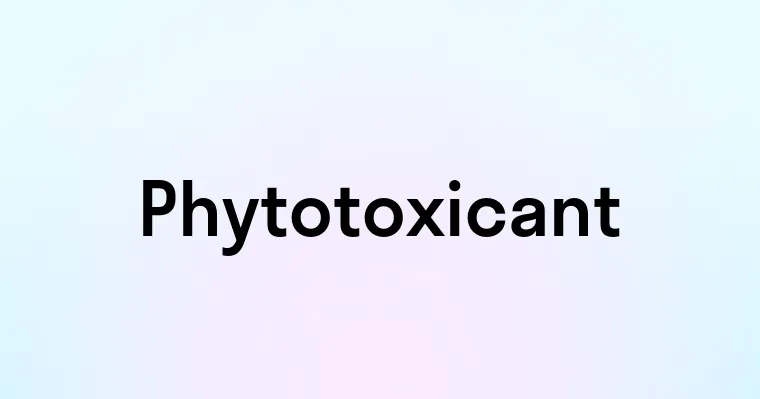 Phytotoxicant